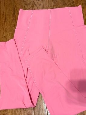 High-Waist Pink Leggings
